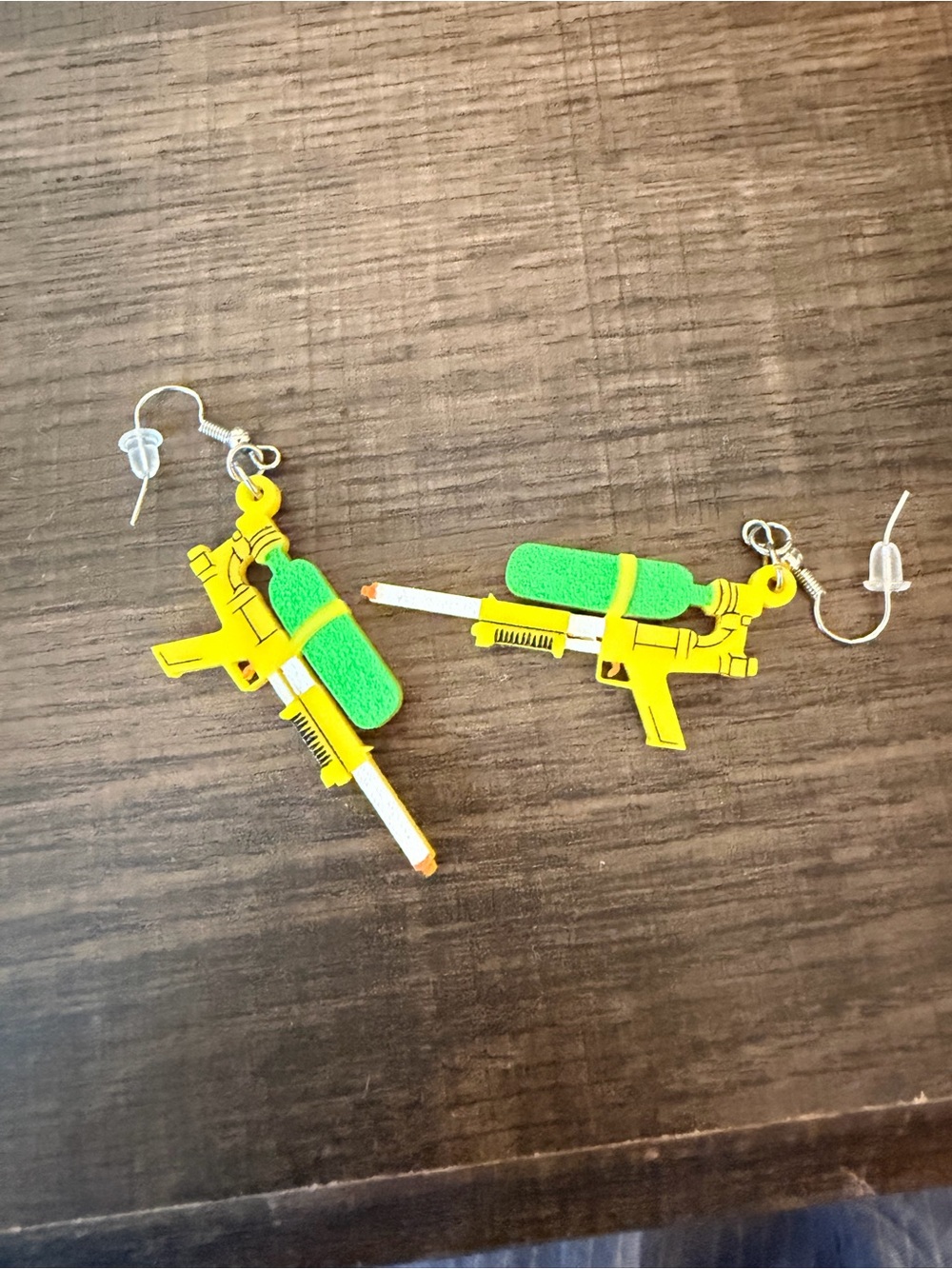 Water Gun Earrings